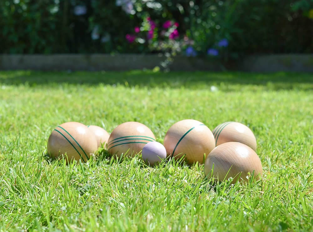 Wooden Boules Garden Games Set